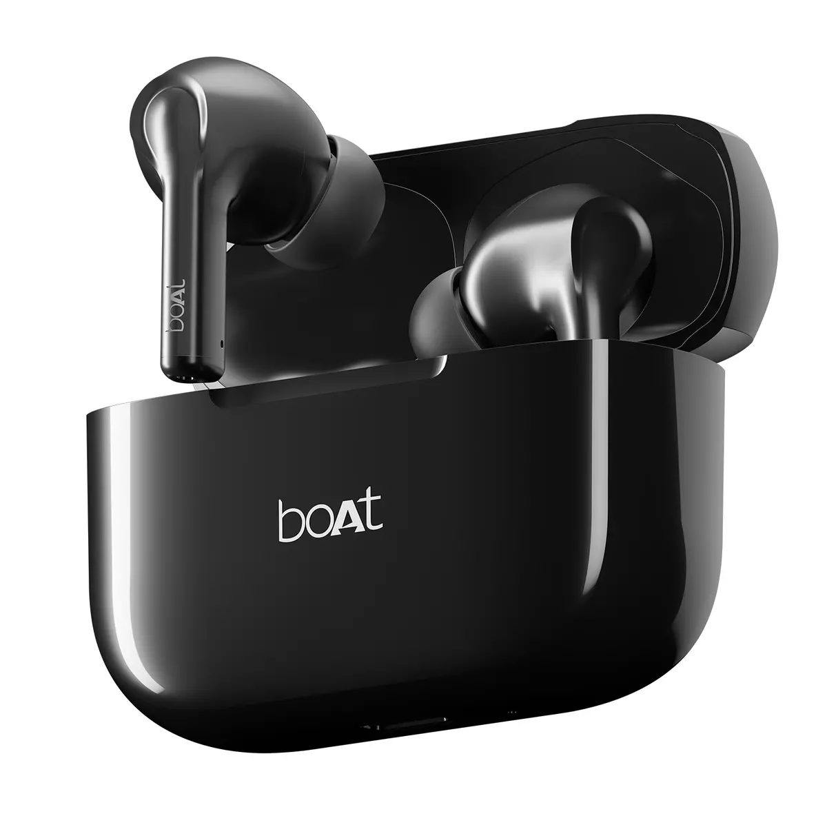 Boat Airdopes 161 Ss Edition | Tws Earbuds With Massive Playback Of Upto 40 Hours, Ipx5 Water & Sweat Resistance, Iwp Technology, Type C Interface 1