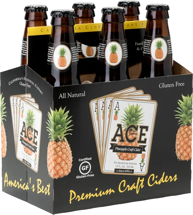 Ace Hard Pineapple Cider 6Pk Cans 1