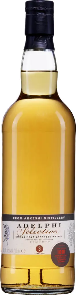 Adelphi Akeshi 2018 3Yr Single Malt Japanese Whisky 700Ml 1