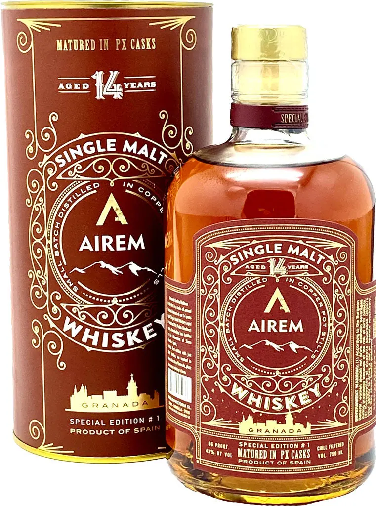Airem Single Malt Granada Px Cask 14 Yr 750Ml 1