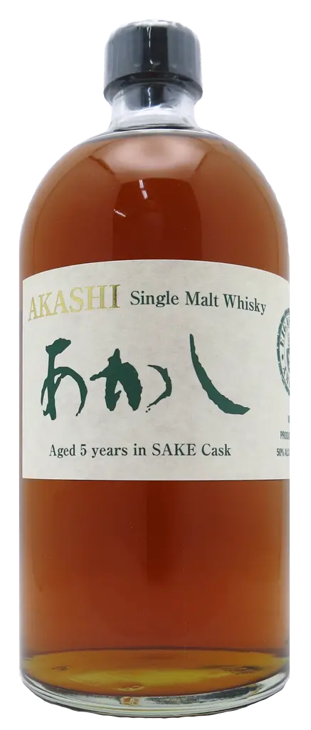 Akashi White Oak Sake Cask Japanese Single Malt Whisky 5 Year Old 750Ml 1