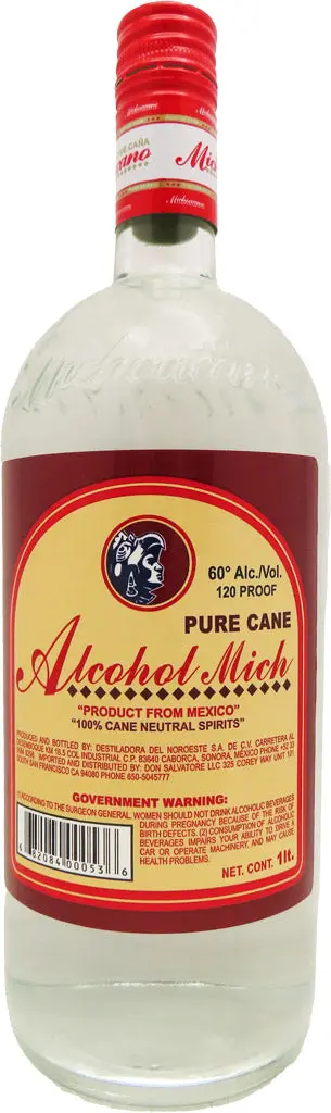 Alcohol Mich Pure Cane 1L 1