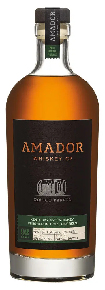 Amador Double Barrel Rye Whiskey Port Finish 750Ml 1