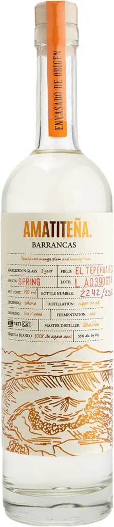 Amatitena Tequila Blanco Barrancas 700Ml 1