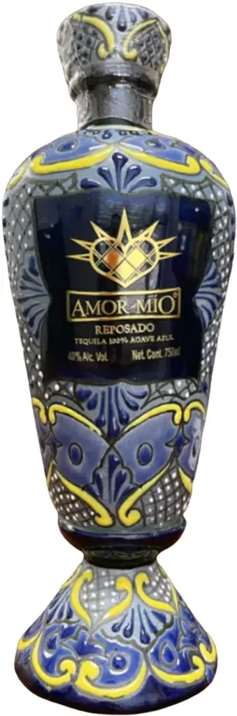 Amor Mio Tequila Reposado Ceramic 750Ml 1