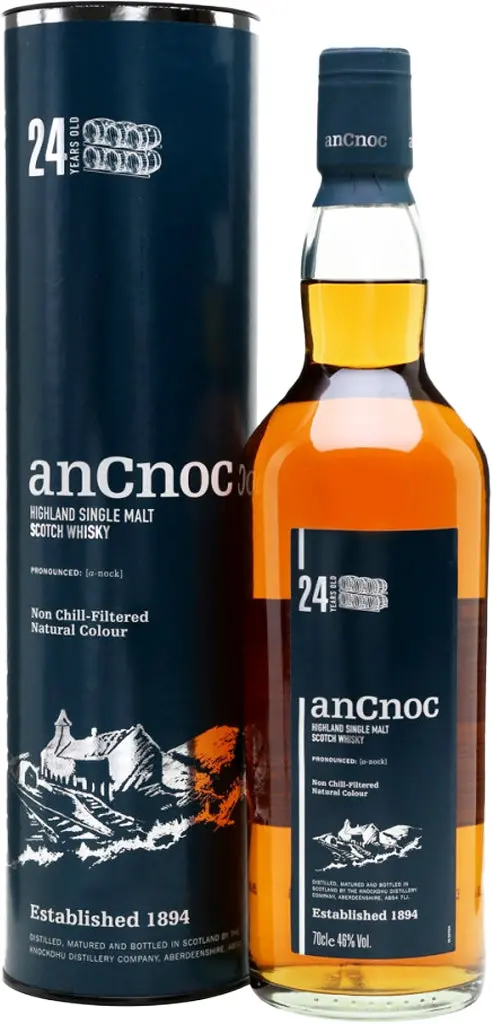 Ancnoc Single Malt Scotch 24 Year Old 750Ml 1