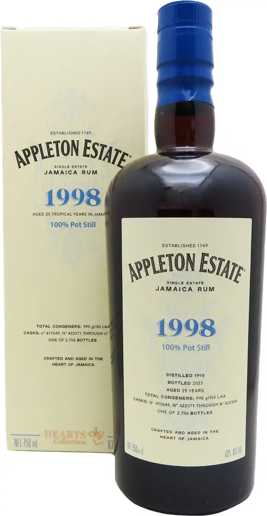Appleton Estate 1998 Hearts Collection Rum 750Ml 1