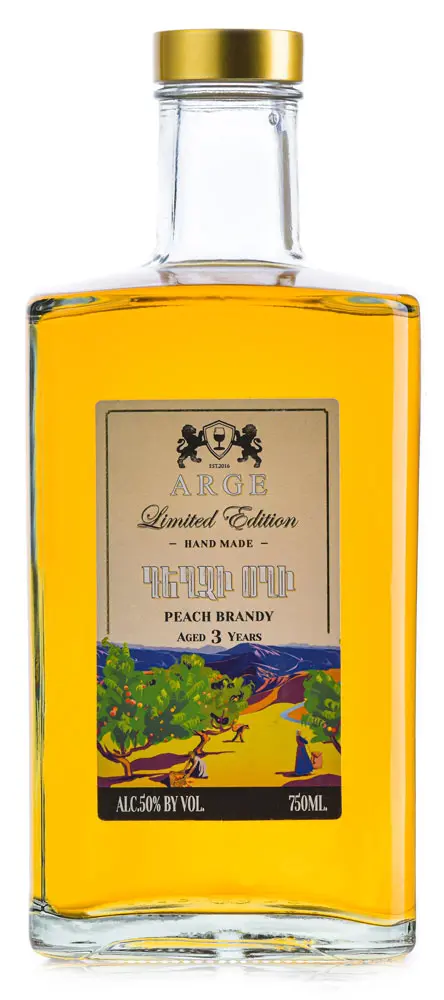 Arge Peach Armenian Brandy 3Yr 750Ml 1