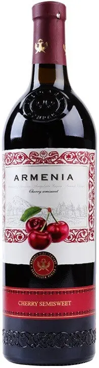 Armenia Cherry Semi Sweet Red Wine 750Ml 1