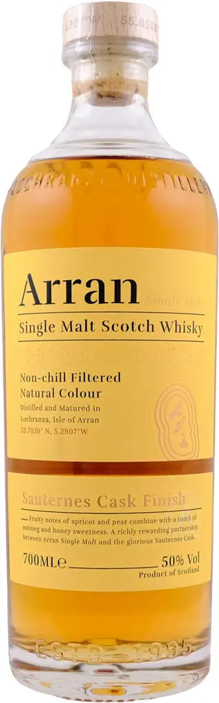 Arran Malt Sauternes Cask Single Malt Whisky 700Ml 1
