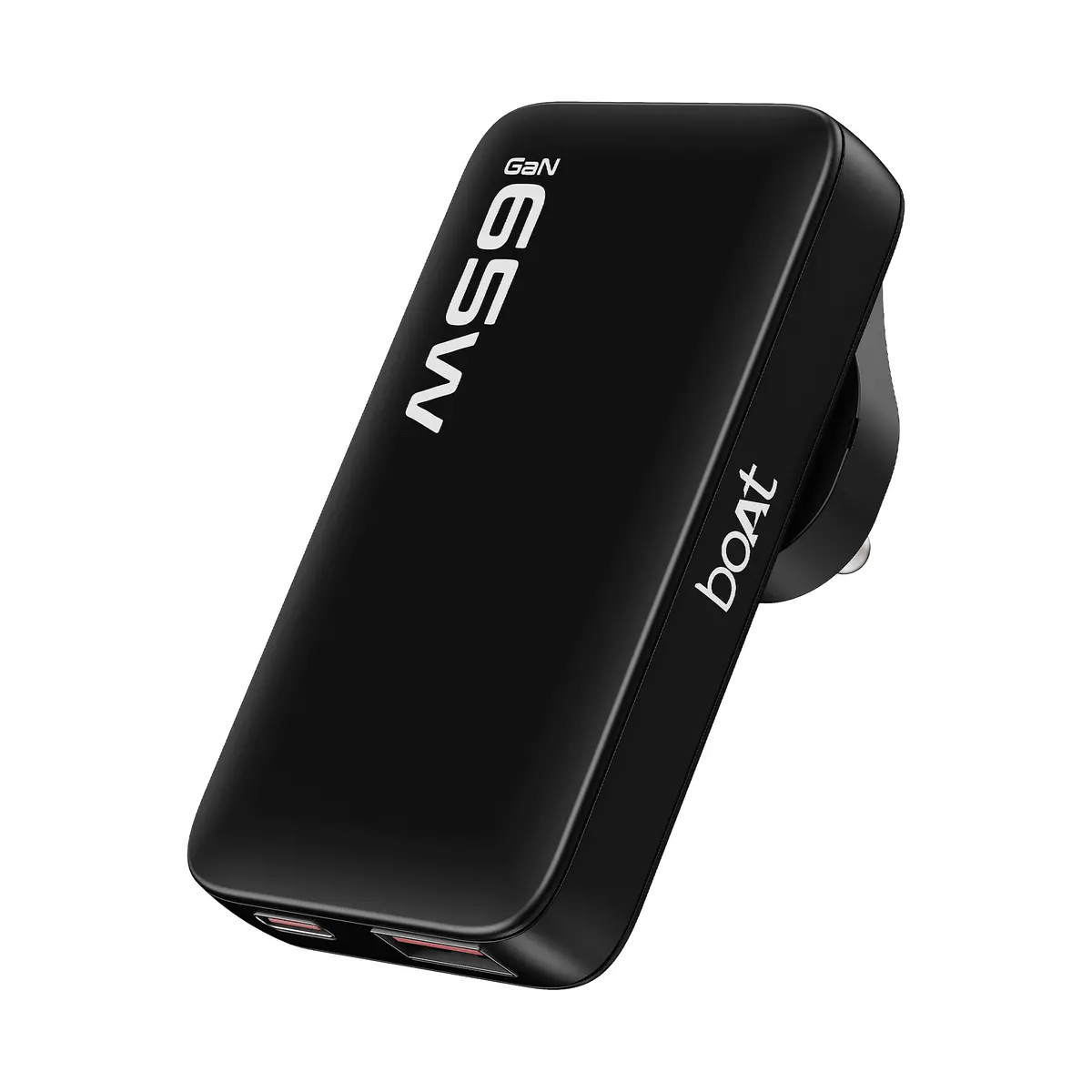 Boat 65W Gan Nano Charger | 65W Fast Charger With Gan Chip, Smart Ic Protection & Dual-Port Charging 1