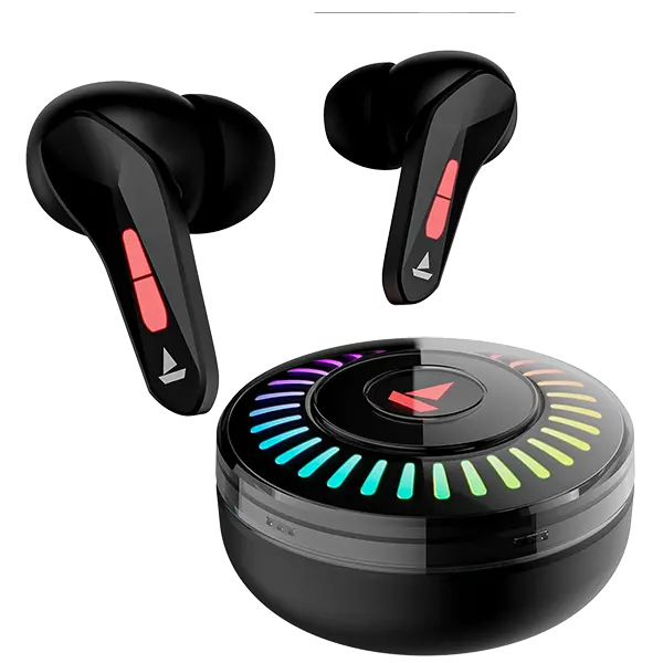 Boat Immortal 201 | Bluetooth Gaming Wireless Earbuds With 40Ms Beast™ Mode, Real Rgb Lights, Boat Signature Sound 1