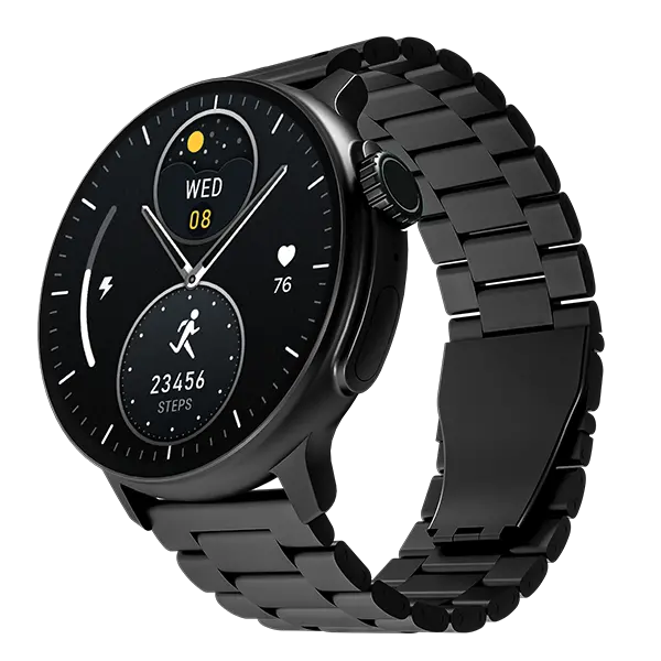 Boat Lunar Tigon | Smartwatch With 1.45" Round Amoled Display, Bt Calling, 100+ Sports Modes, Functional Crown 1