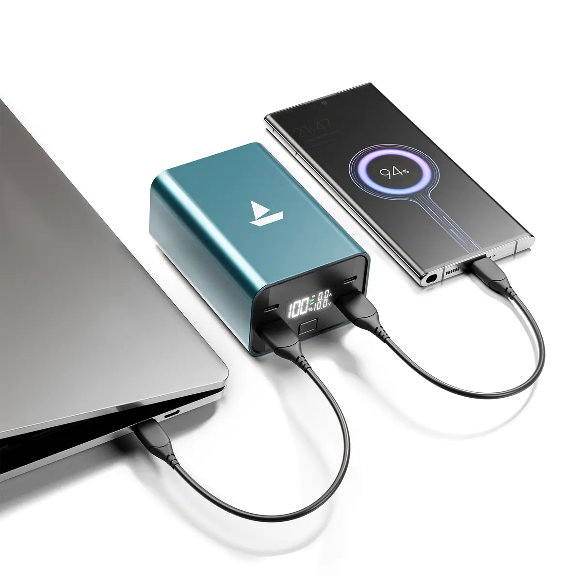 Energyshroom Pb600 Powerpulse | Powerbank With 27000Mah Capacity, 160W Total Output, 12-Layer Smart Ic Protection 1