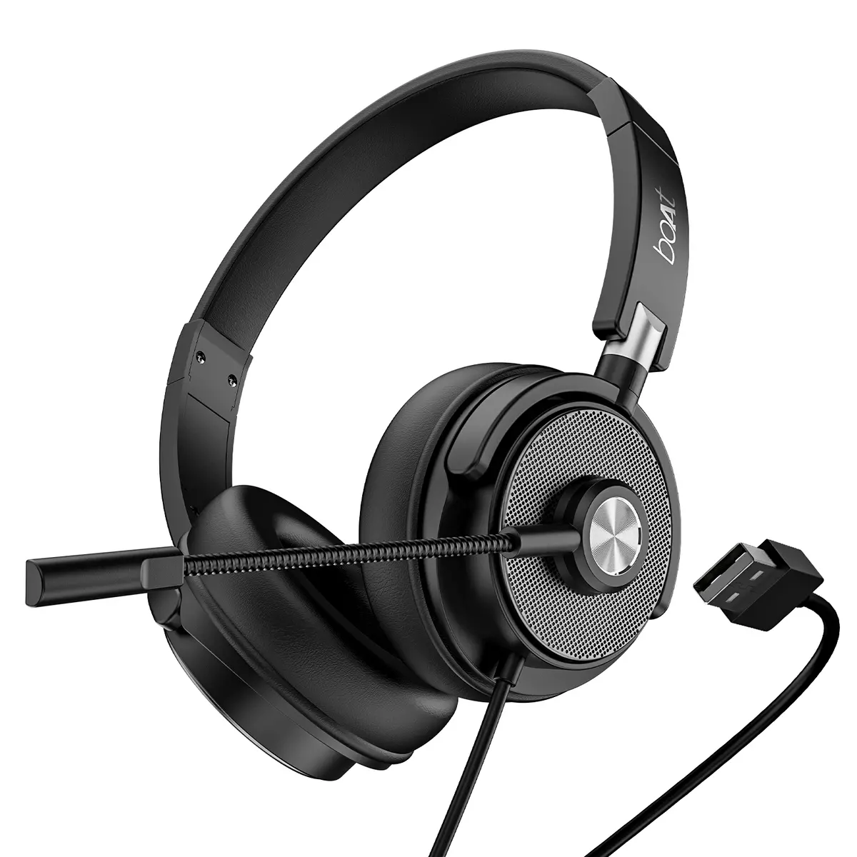 Bassheads 900 Pro | Wired Headphone With 40Mm Drivers, 5W Power Output, 1.5M Cable Length, Usb Plug & Play 1