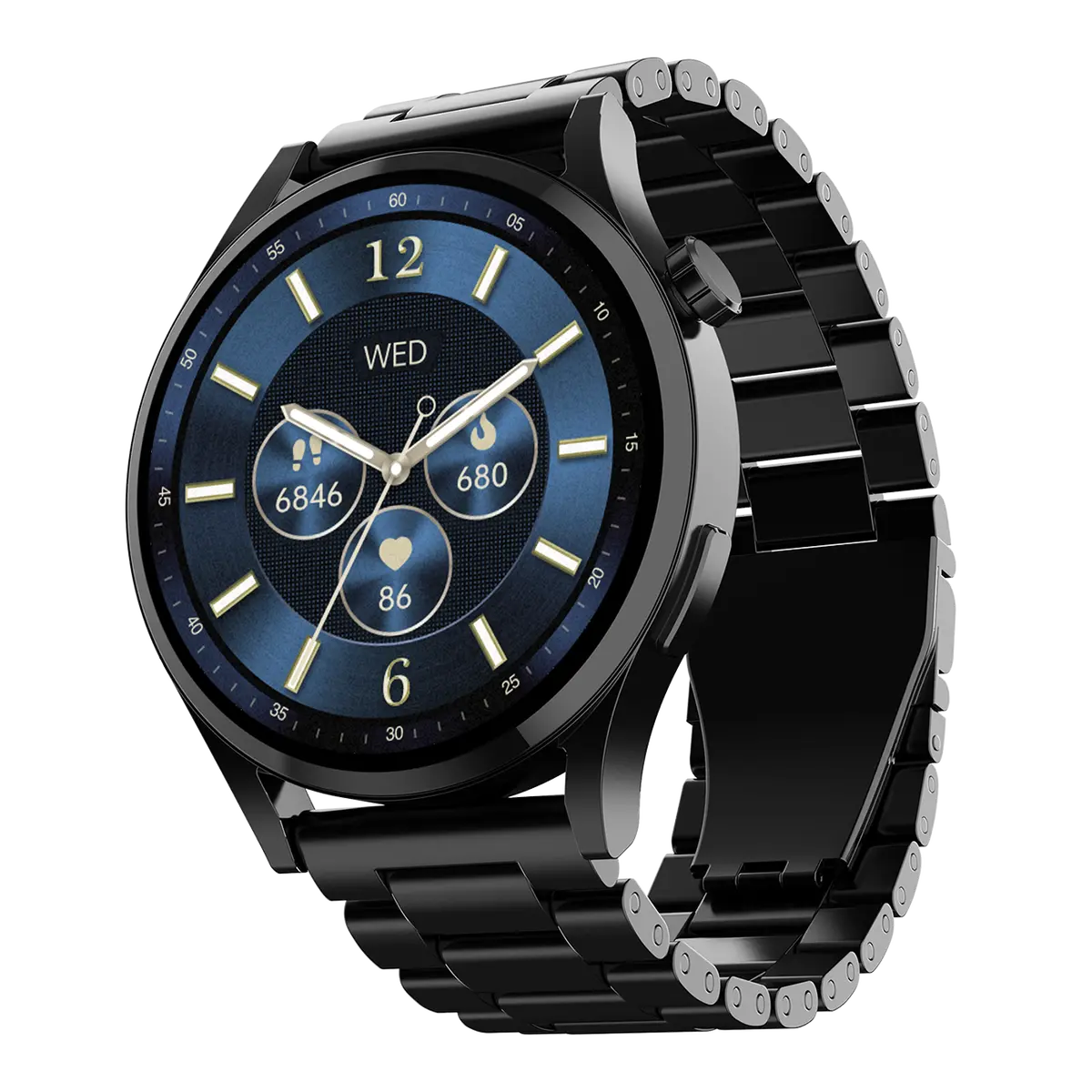 Boat Lunar Embrace | Smartwatch With 1.51" (3.83 Cms) Round Amoled Display, Functional Crown, 100+ Sports Modes, Ip68 Rating 1