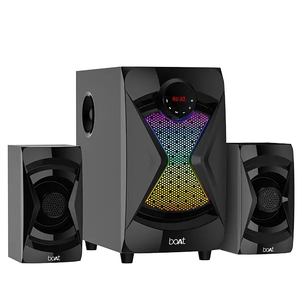 Blitz 1500 | 50W Bluetooth Wired Speaker With 5 Entertainment Eq Modes, Rgb Led, 2.1 Channel, Bt, Aux,Usb, Fm 1