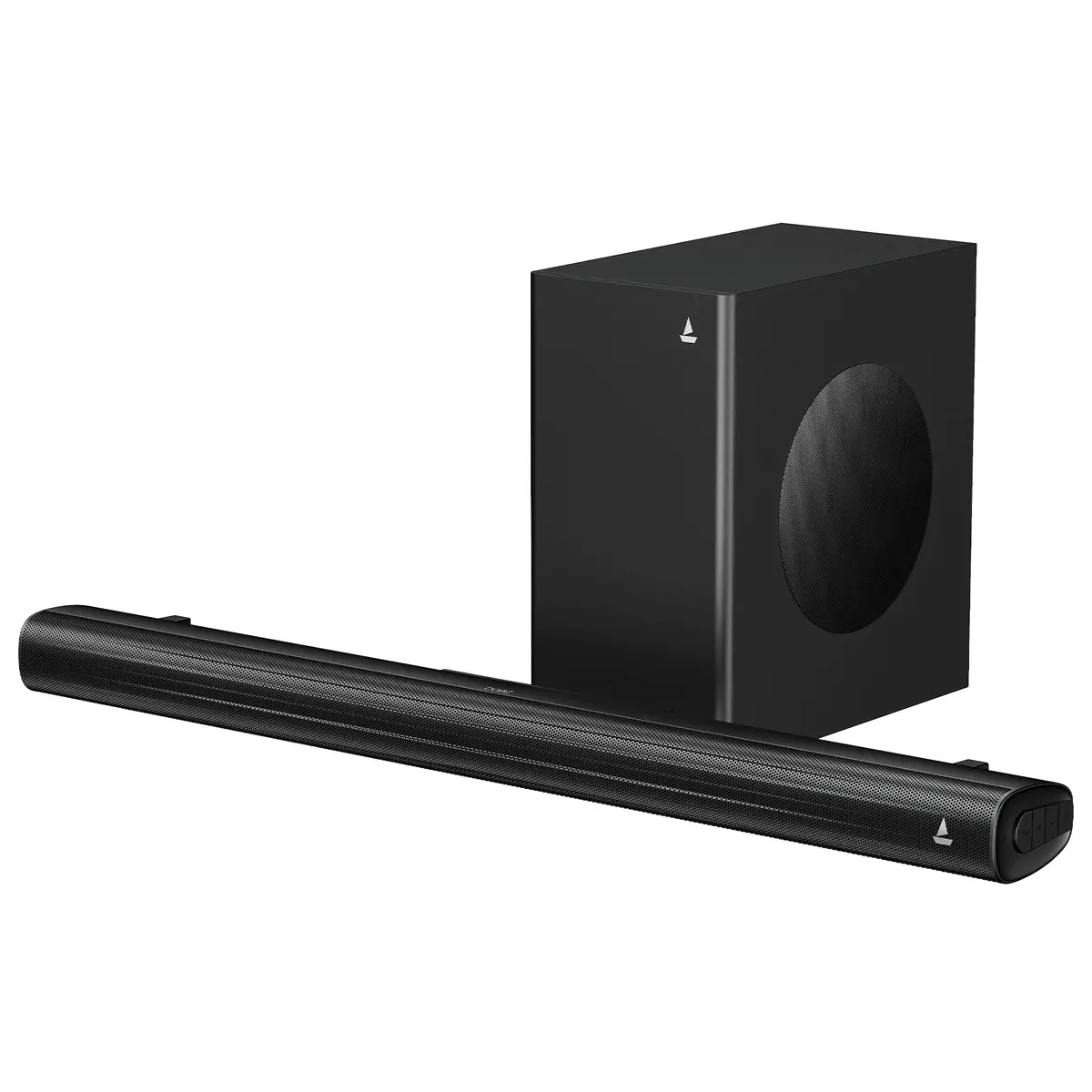 Boat Aavante Quake Plus | 200W Bluetooth Soundbar, 2.1 Channel With Wired Subwoofer, Multi-Connectivity, Wall Mountable 1