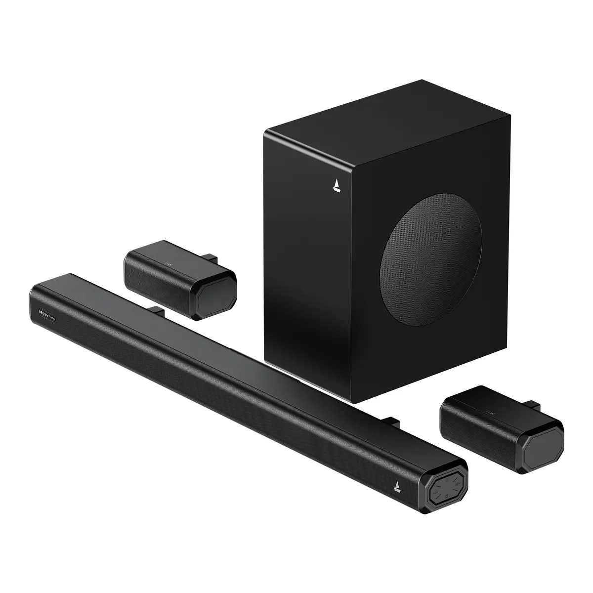 Boat Aavante Prime 5.1 5000D | 500W 5.1 Channel Soundbar With Wired Subwoofer, Satellites & Multi-Connectivity 1