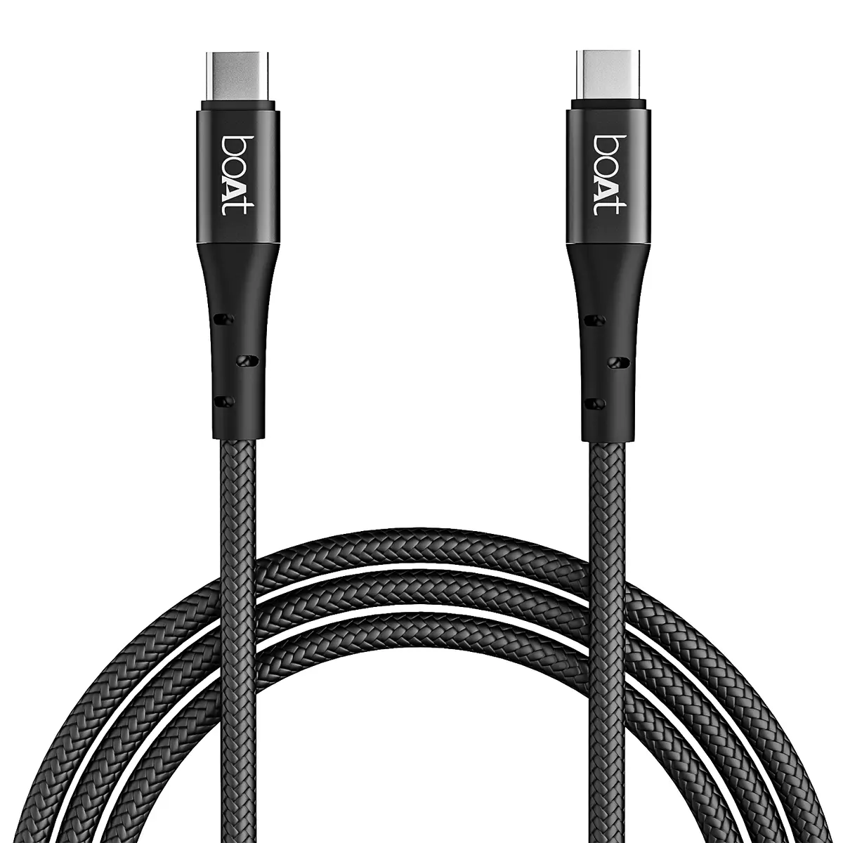 Boat C300 Fast Charging Cable | Charging Cable With 480 Mbps Data Transfer, 1.5M Cable Length, 10,000+ Bend Lifespan 1