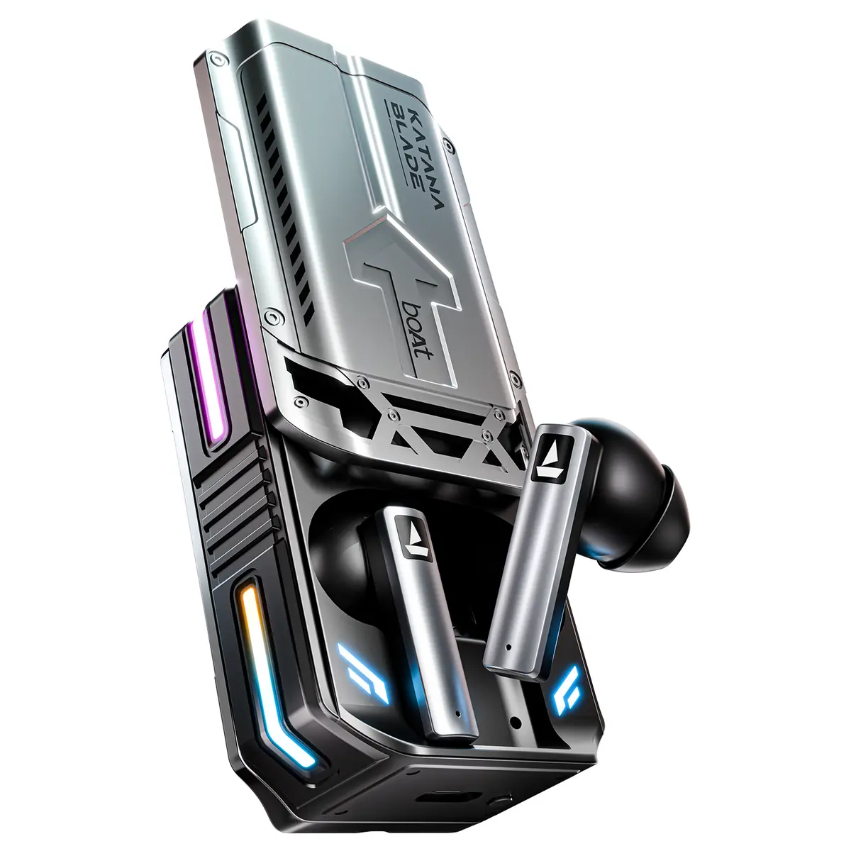 Boat Immortal Katana Blade 2.0 | Bluetooth Gaming Wireless Earbuds With Beast™Mode, Dynamic Rgb Leds, 70 Hours Playback 2