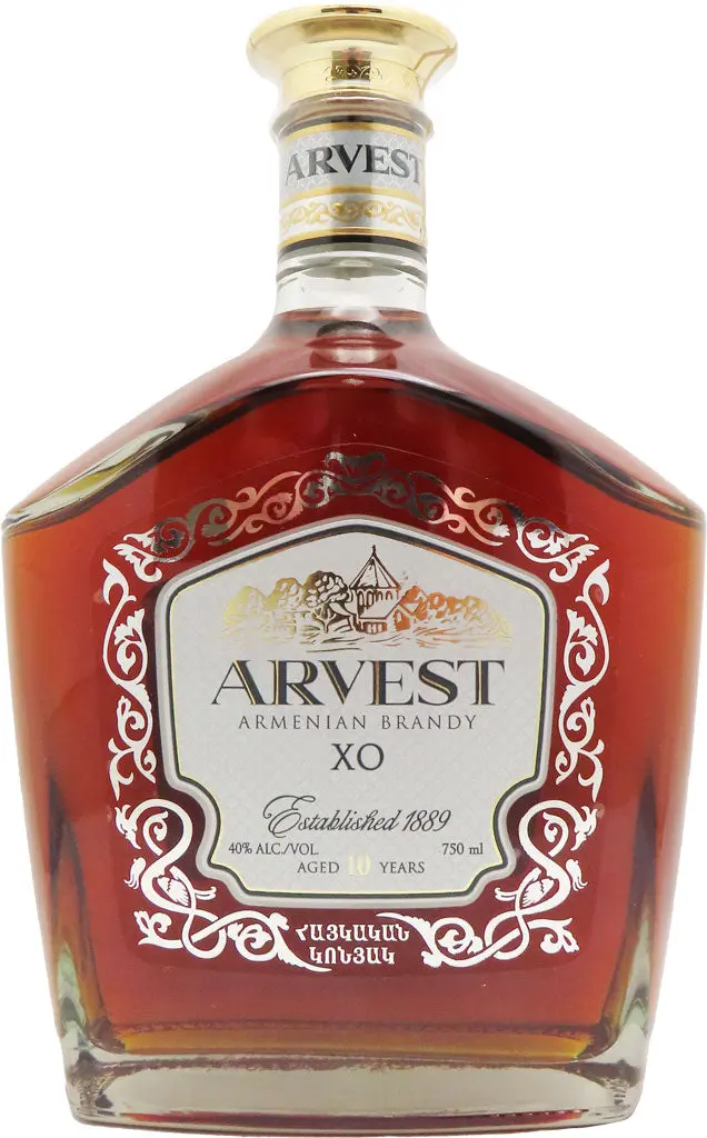 Arvest Xo 10 Year Old Armenian Brandy 750Ml 1