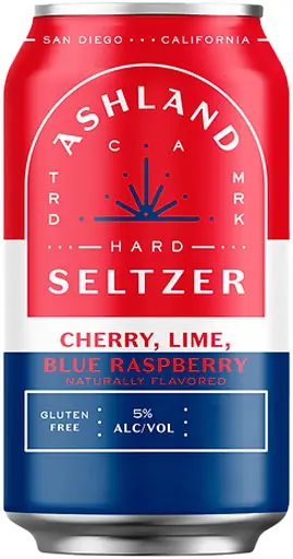 Ashland Cherry Lime Blue Raz. Hard Seltzer 19.2Oz Can 1