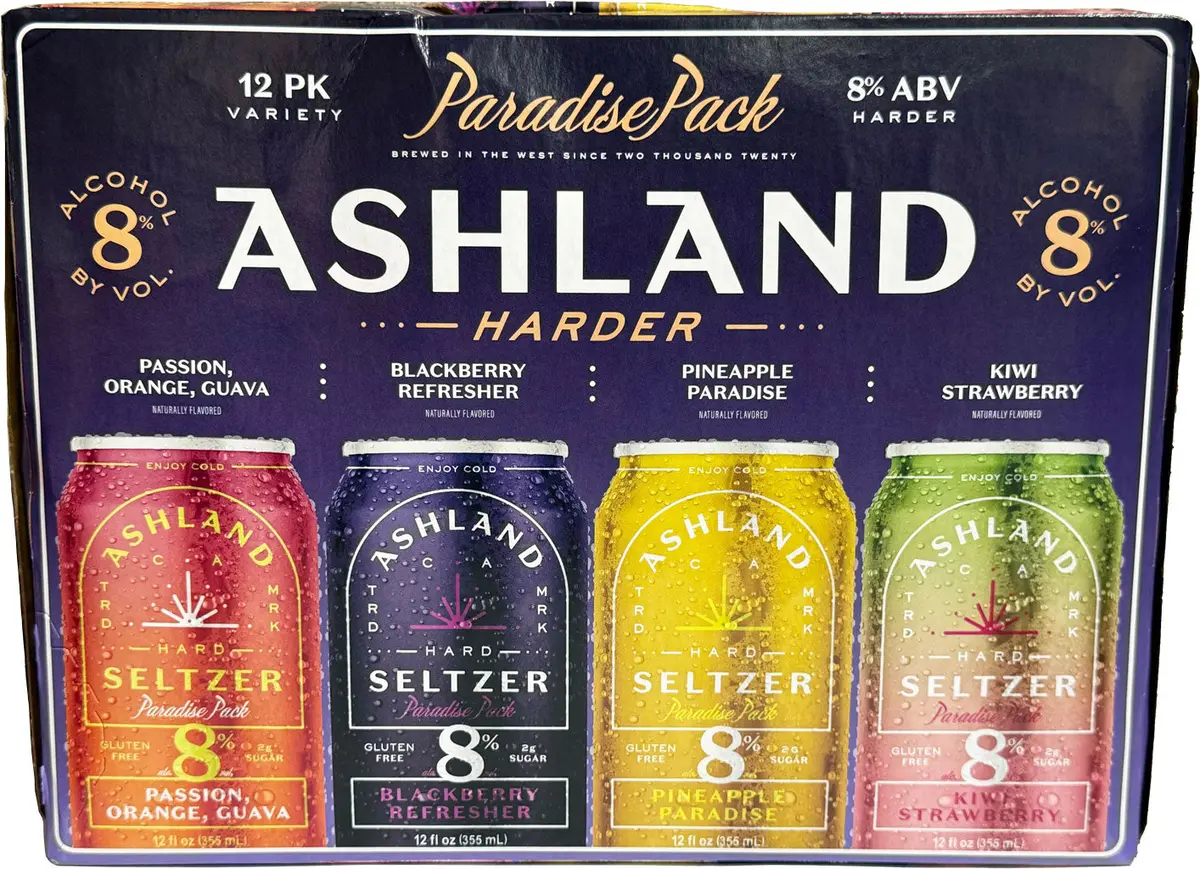 Ashland Seltzer Paradise Pack Variety 12Pk Cans 1