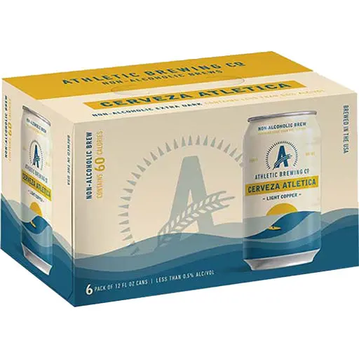 Athletic Non-Alcoholic Cerveza Athletica 6Pk Cans 1
