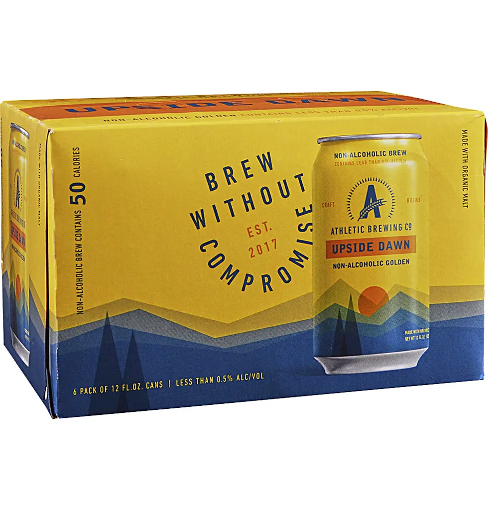 Athletic Non-Alcoholic Upside Dawn Golden Ale 6Pk Cans 1