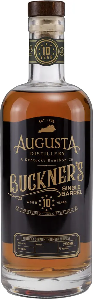Augusta Buckner's Single Barrel 10 Year Old Straight Bourbon Whiskey 750Ml 1