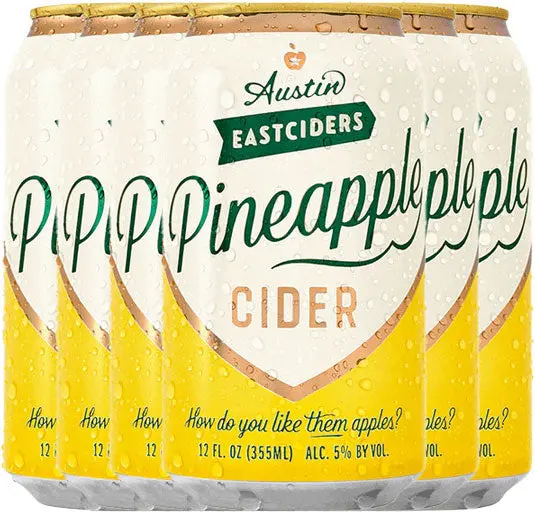 Austin Eastciders Pineapple Cider 6Pk Cans 1