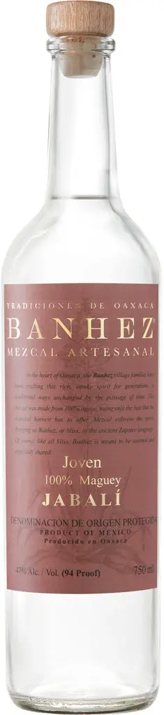 Banhez Jabali Mezcal Joven 750Ml 1
