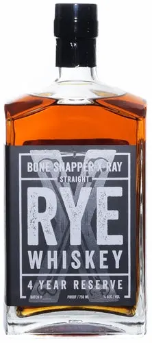 Backbone Snapper X-Ray Rye Whiskey 4 Year Old 750Ml 1