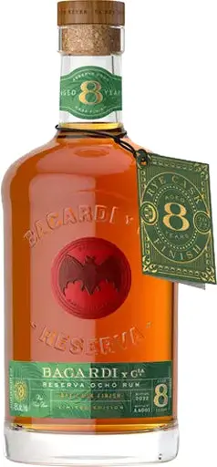 Bacardi Reserva Ocho 8 Year Old Rye Cask Finish Rum 750Ml 1