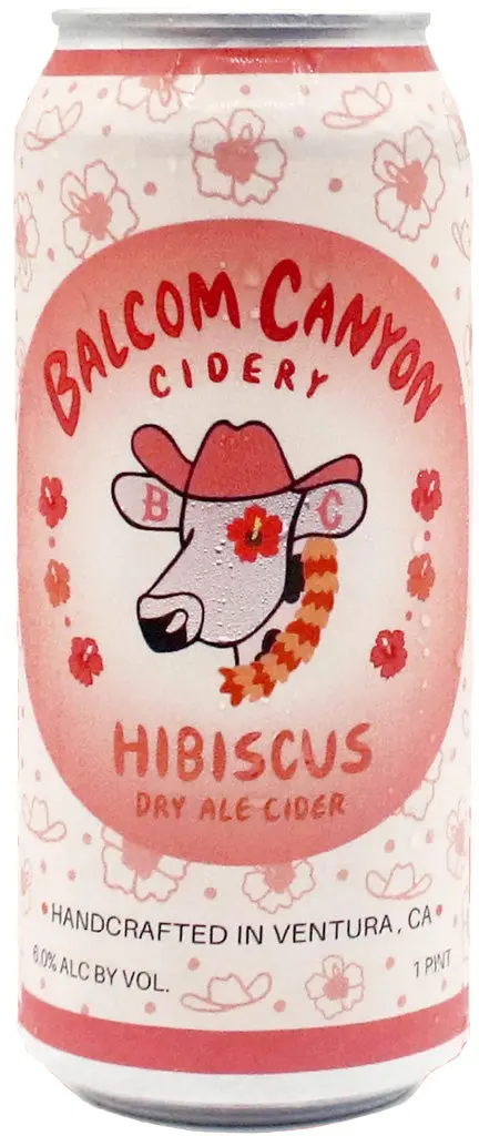 Balcom Canyon Hibiscus Dry Ale Cider 16Oz Can 1