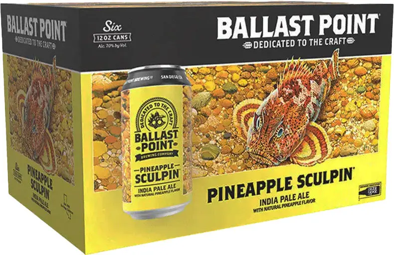 Ballast Point Pineapple Sculpin Ipa 6Pk Can 1