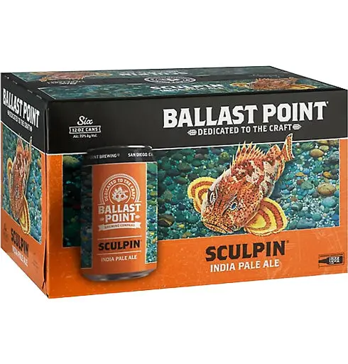 Ballast Point Sculpin Ipa 6Pk Cans 1