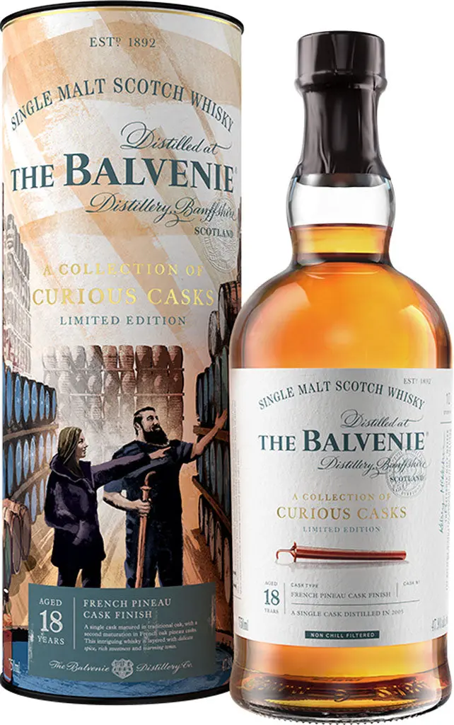 Balvenie A Collection Of Curious Casks Limited Edition 18 Year Old French Pineau Cask Finish 750Ml 1
