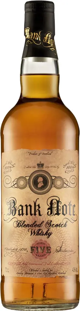 Bank Note Blended Scotch Whisky 5 Year Old 700Ml 1