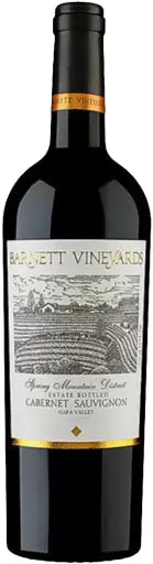 Barnett Cabernet Sauvignon Spring Mountain 2021 750Ml 1