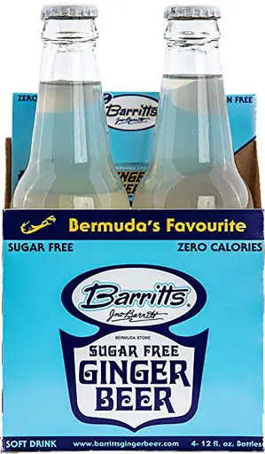 Barritt's Ginger Beer Sugar Free 4Pk Bottles 1