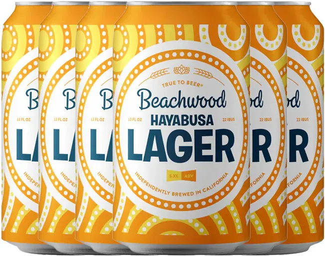 Beachwood Hayabusa Rice Lager 6Pk Cans 1