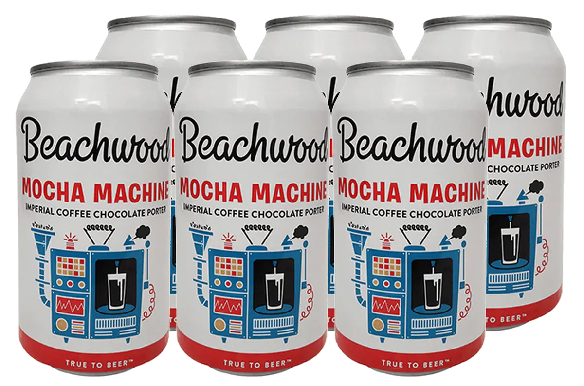 Beachwood Mocha Machine Imperial Porter 4Pk Cans 1