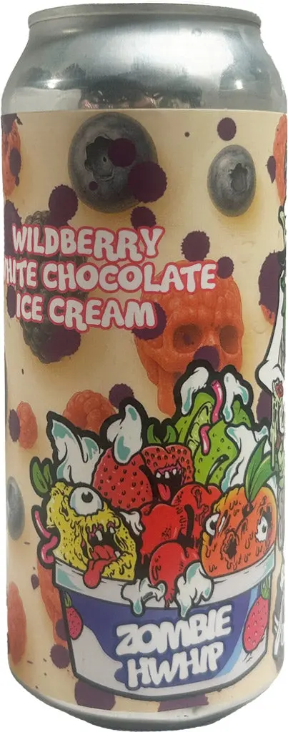 Beer Zombies Hwhip Wildberry White Chocolate Ice Cream 16Oz Can 1