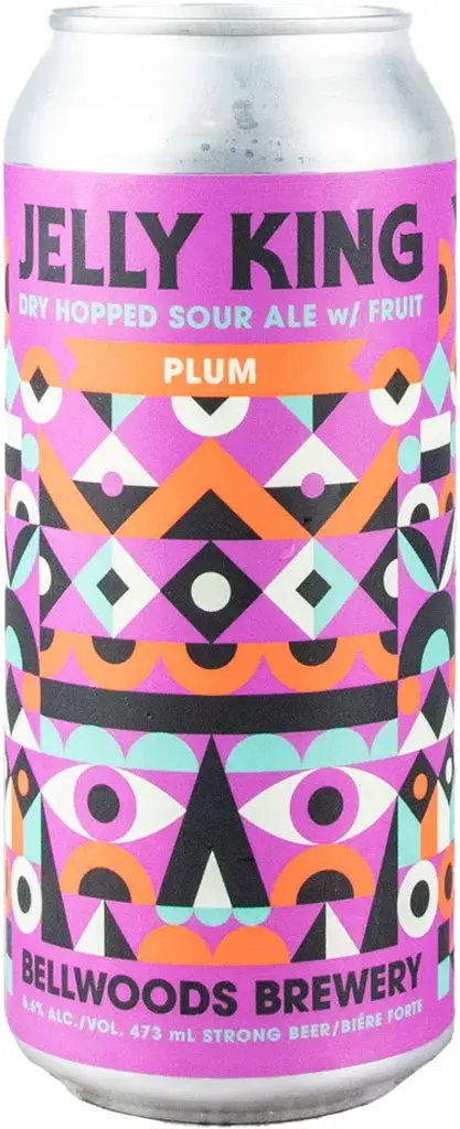 Bellwoods Jelly King Plum Dry Hopped Sour 16Oz Can 1