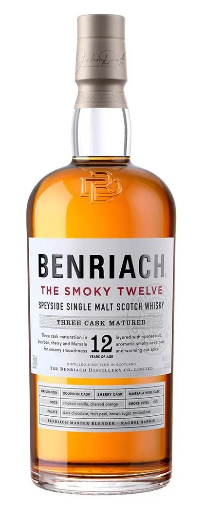 Benriach The Smoky 12 Year Old Single Malt Whisky 750Ml 1