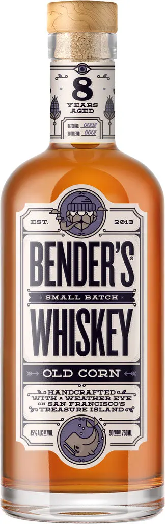 Bender's Small Batch Old Corn Whiskey 8 Year Old 750Ml 1