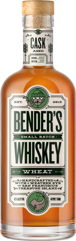 Bender's Small Batch Wheat Whiskey 750Ml 1
