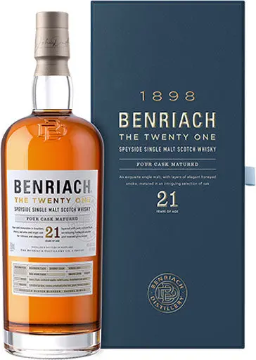 Benriach 21 Year Old Single Malt Whisky 700Ml 1